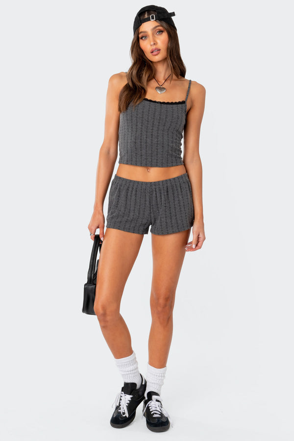 Irene Pointelle Tank Top view 2
