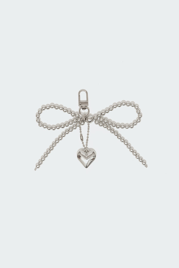 Tied Up Heart Purse Charm view 2