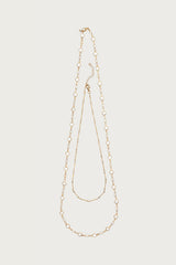 Faux Crystal Cascading Necklace Set