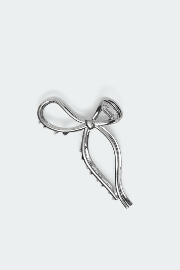 Metal Bow Hair Clip view 2