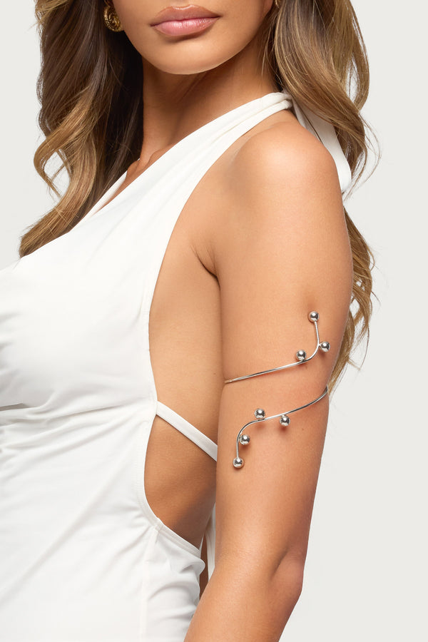 Drop Bead Wrapped Arm Cuff view 1