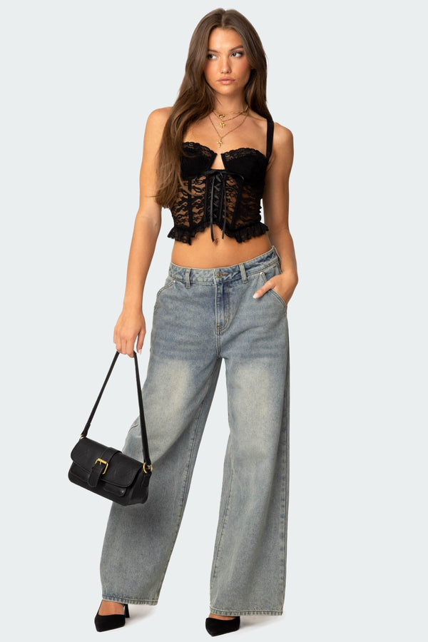 Josslyn Sheer Lace Corset view 2