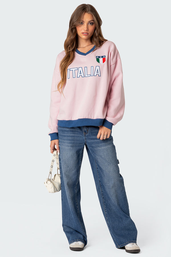 Italy Oversized Sweatshirt view 2