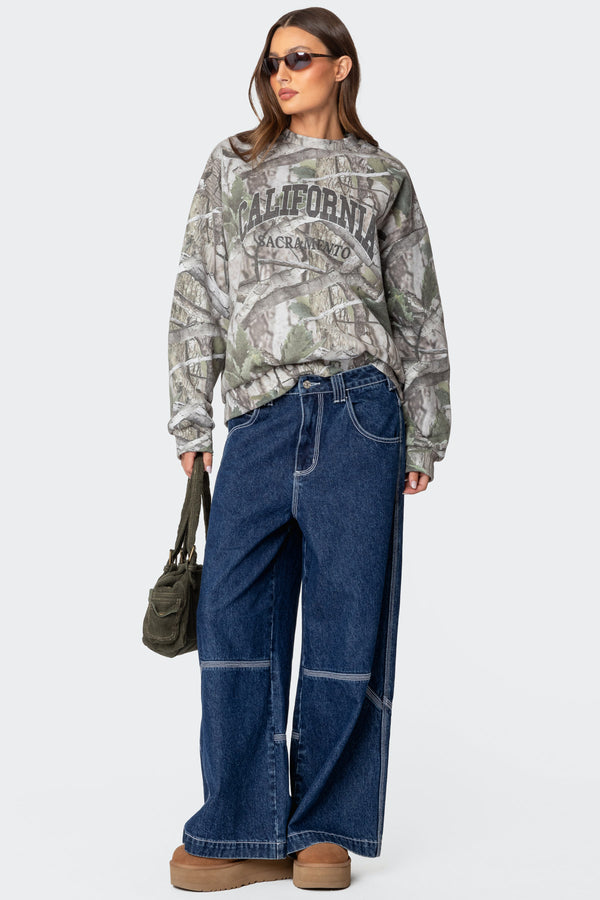 Cali Baby Camo Sweatshirt view 2