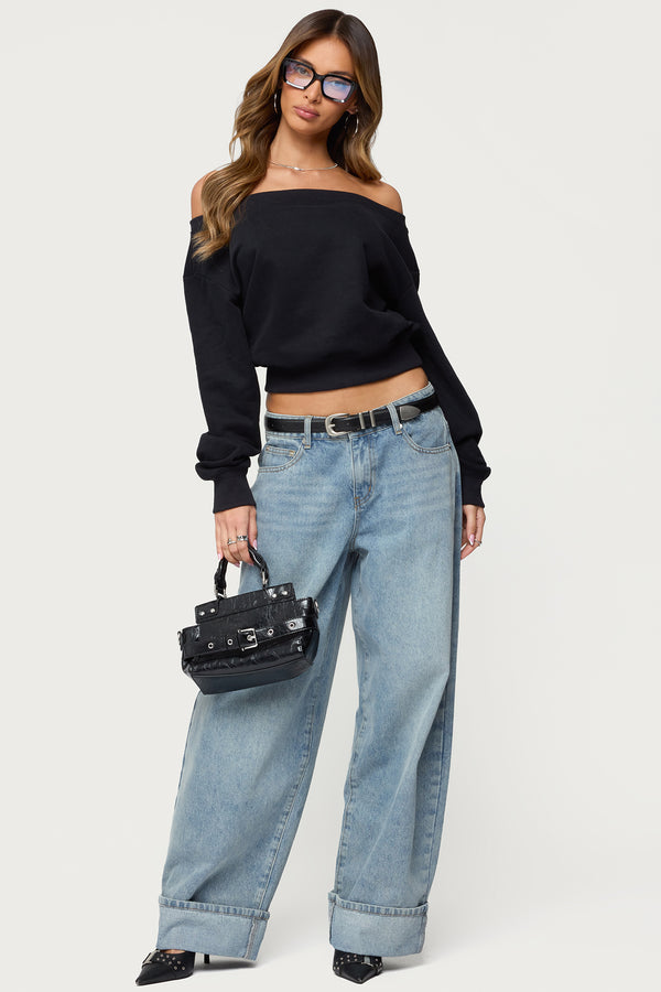 Christy Off Shoulder Sweatshirt view 2