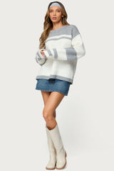 Nogah Stripey Oversized Sweater