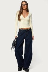 Jillian Low Rise Oversized Barrel Jeans