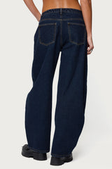 Jillian Low Rise Oversized Barrel Jeans