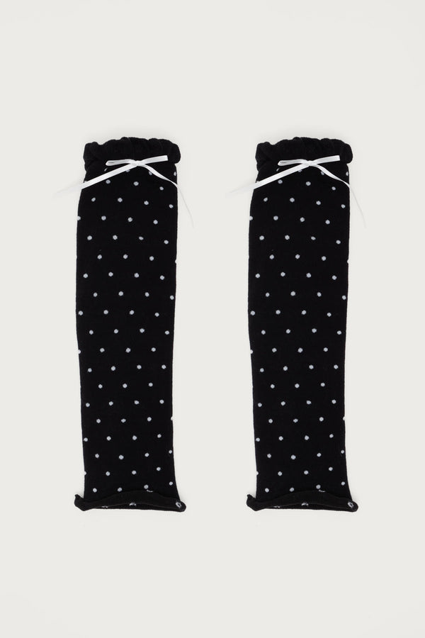 Polka Dot Leg Warmers view 2