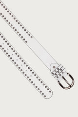 Studded Faux Leather Belt