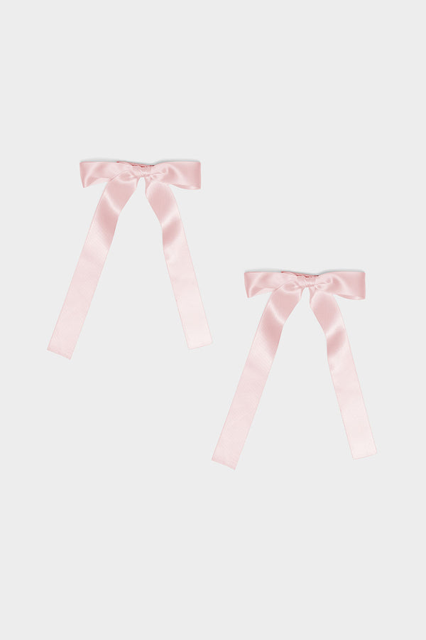 Satin Effect Ribbon Hair Clip Pack view 2