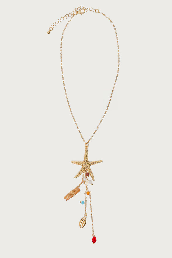 Sea Star Cascading Coastal Necklace view 2