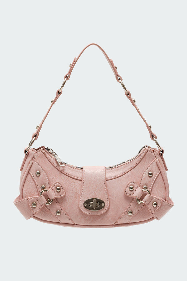 Hardware Faux Leather Bag view 2