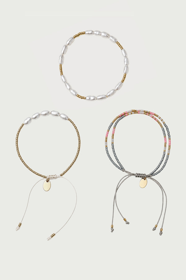 Beaded Pearly Bracelet Pack view 2