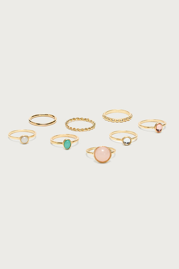 Dainty Gemstone Ring Pack view 2