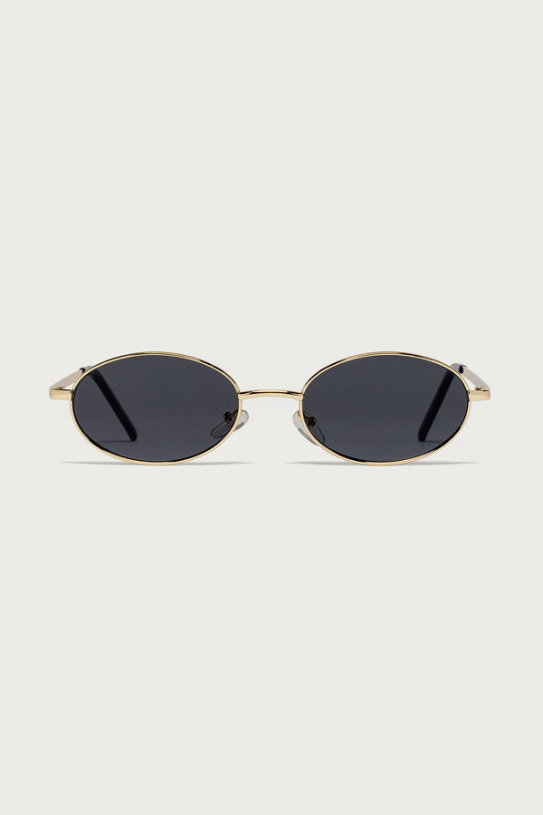 Naomie Oval Metal Sunglasses view 2