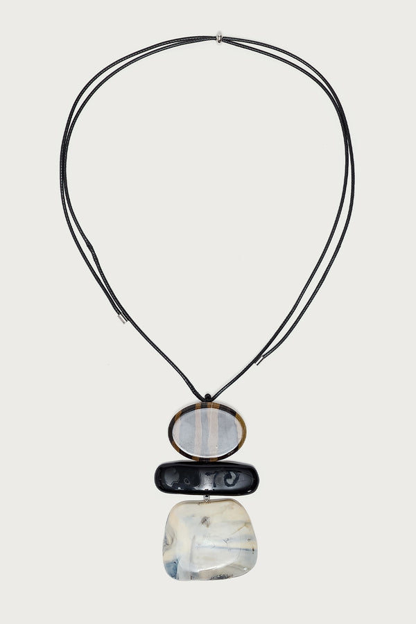Stone Cord Necklace view 2