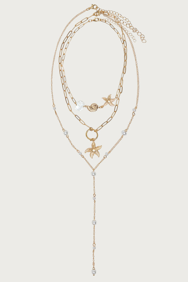 Pearly Coastal Necklace Set view 2