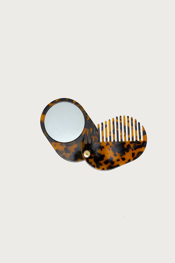 Compact Travel Comb & Mirror view 2