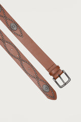 Orion Studded Faux Leather Belt