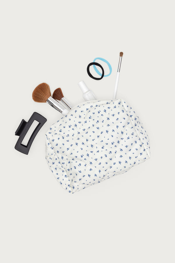 Bloomy Quilted Makeup Bag view 1