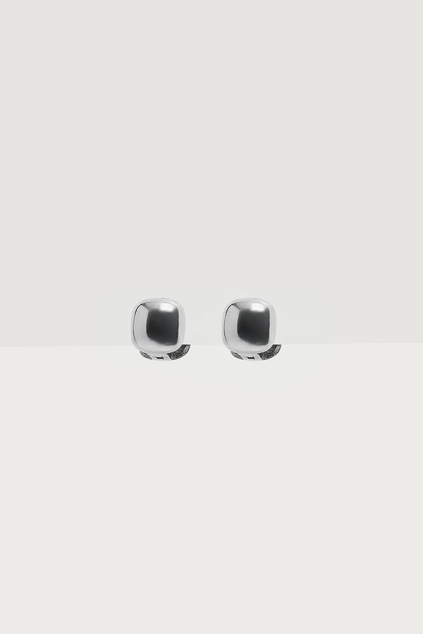 Square Huggy Hoop Earrings view 2