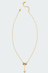 Bow & Heart Necklace