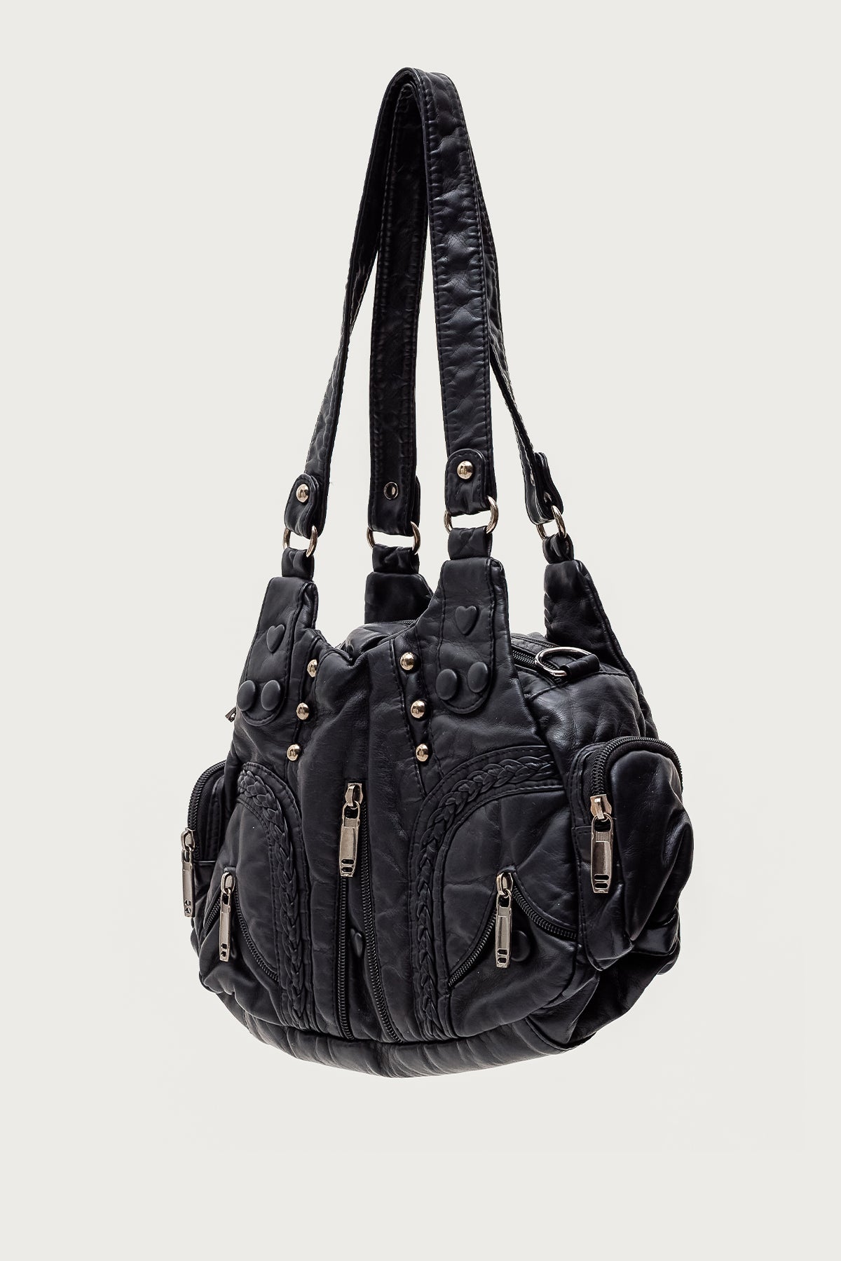 Bratty Faux Leather Bag