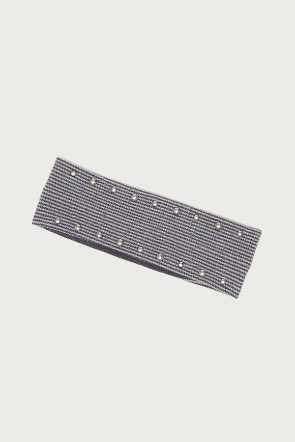 Striped Knit Studded Headband view 2
