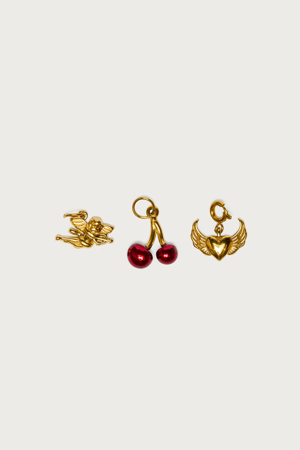 Cherry And Cherub Charm Set view 2