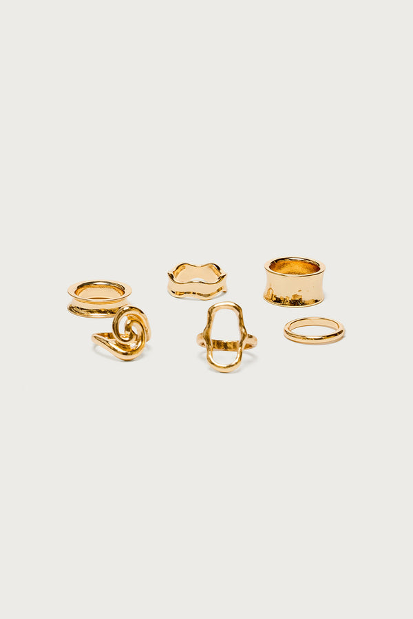 Diva Assorted Abstract Ring Pack view 2