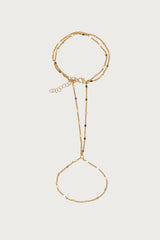 Dainty Disc Hand Chain