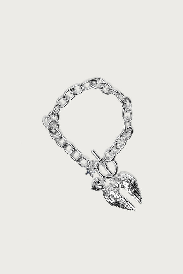 Angel Wing Charm Bracelet view 2