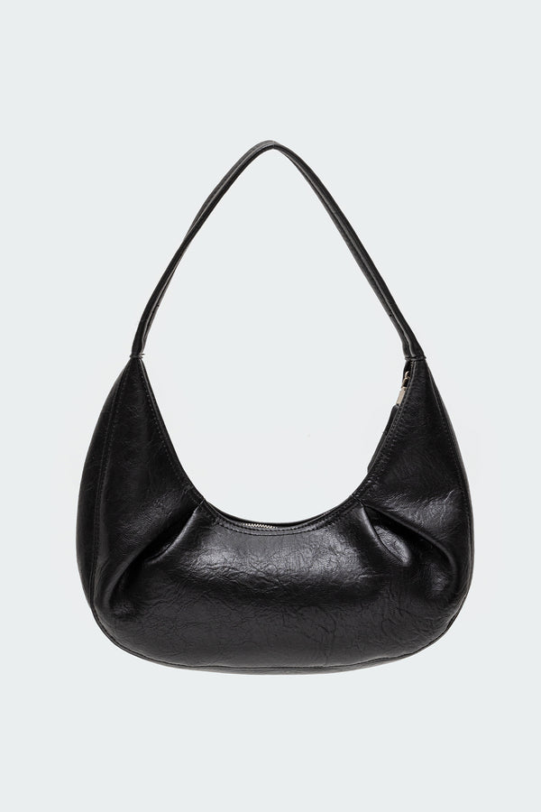 So Chic Faux Leather Shoulder Bag view 2