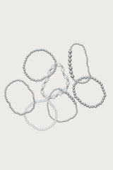 Glam Pearly Beaded Bracelet Pack