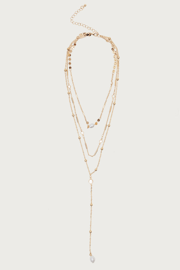 Layered Cascading Necklace view 2
