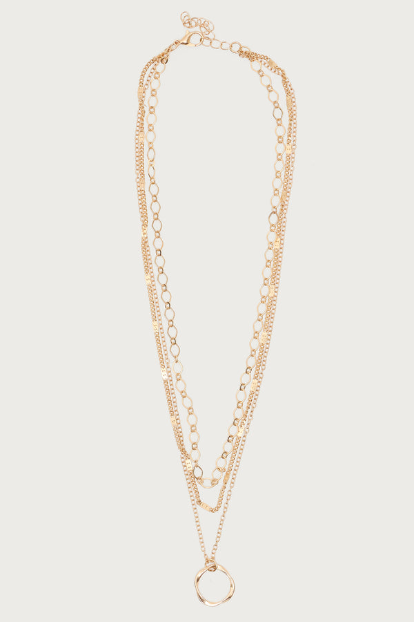 Mixed Chain Layered Necklace view 2