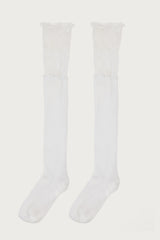 Lacey Layered Knee High Socks