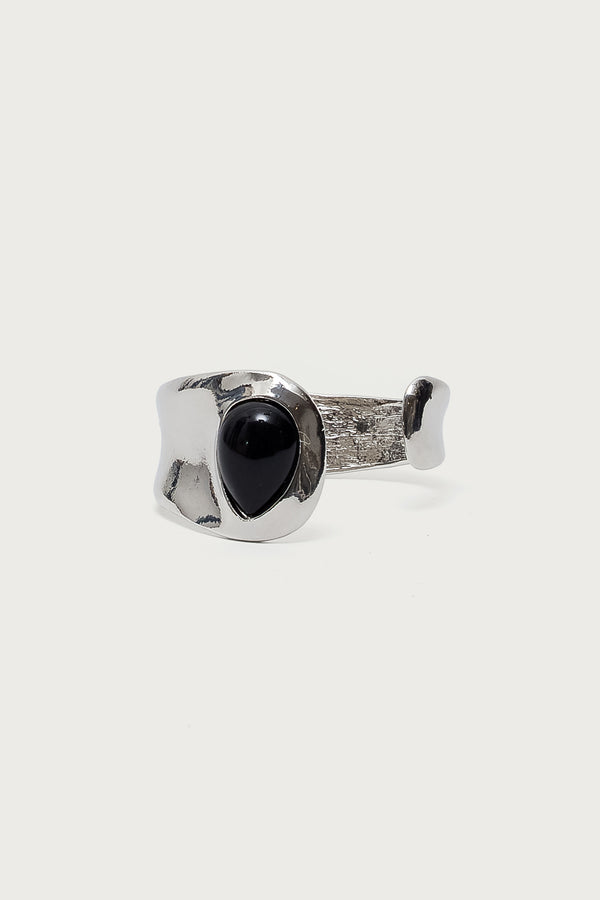Stone Abstract Cuff Bracelet view 2