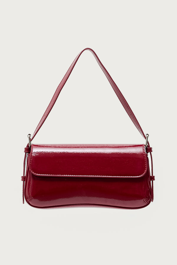 Red Carpet Faux Patent Leather Bag view 2