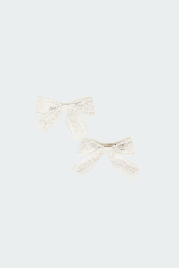 Lace Bow Hair Clip Pack view 2