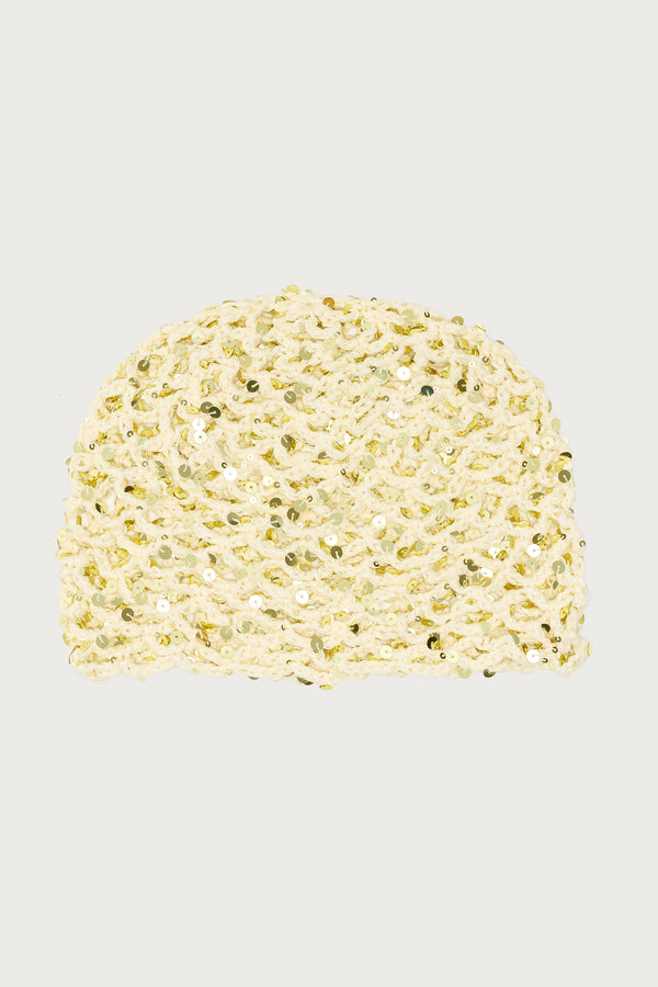 Sequin Crochet Beanie view 2
