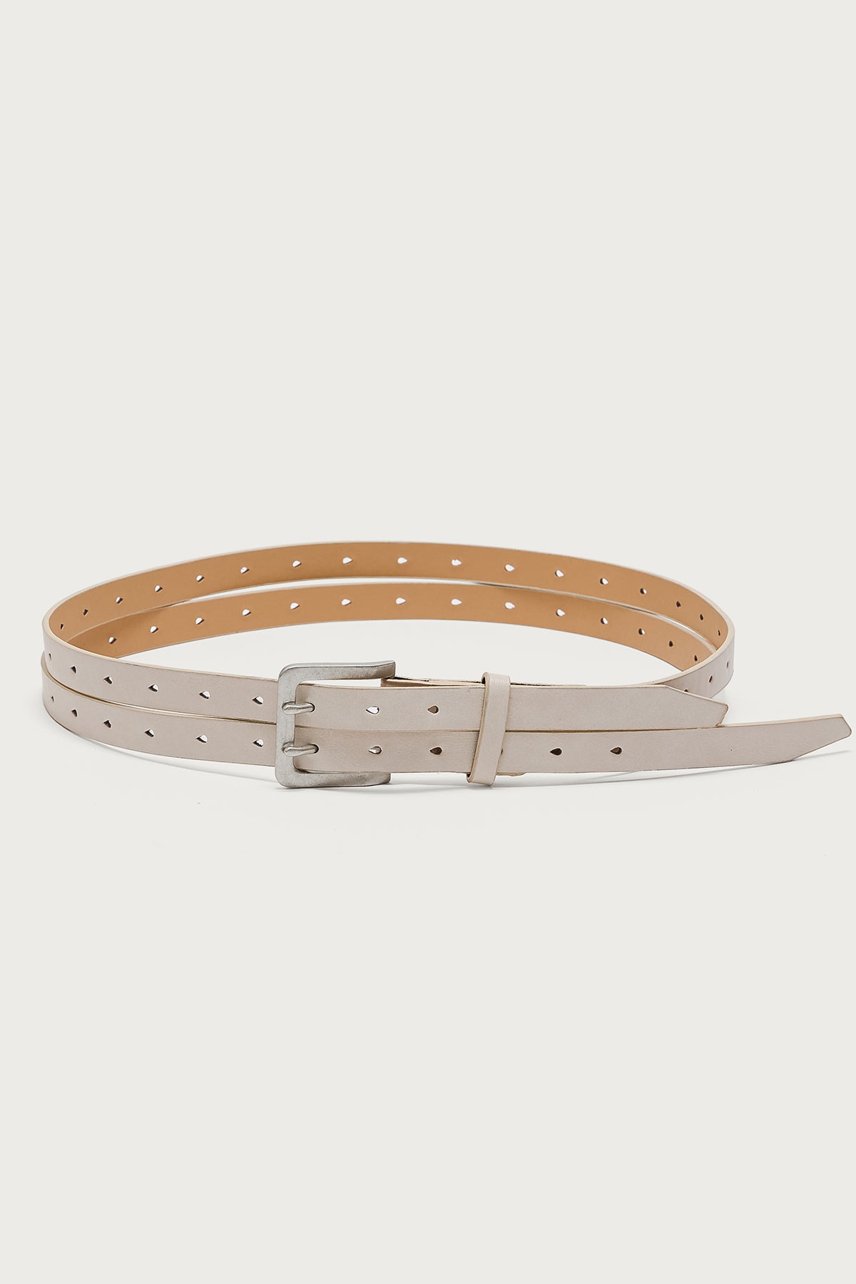 Double Look Faux Leather Belt