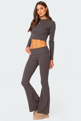 Coffee Break Ribbed Top