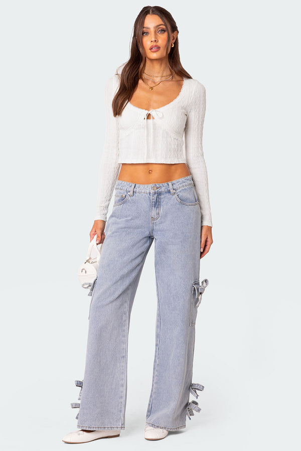 Lorey Lacey Knit Top view 2