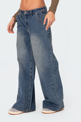 Jakarey Low Rise Baggy Jeans