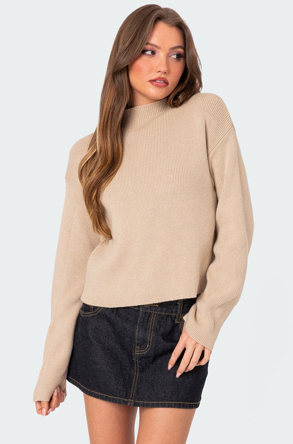 Kimberly Mock Neck Sweater view 1