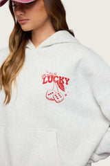Feeling Lucky Oversized Hoodie