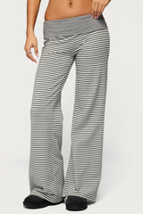 Meggy Striped Foldover Pants