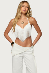 Kienna Fringed Bra Top